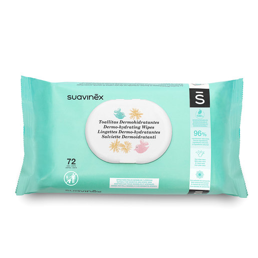 SUAVINEX | Hygienické pleťové hydratační ubrousky 72 ks