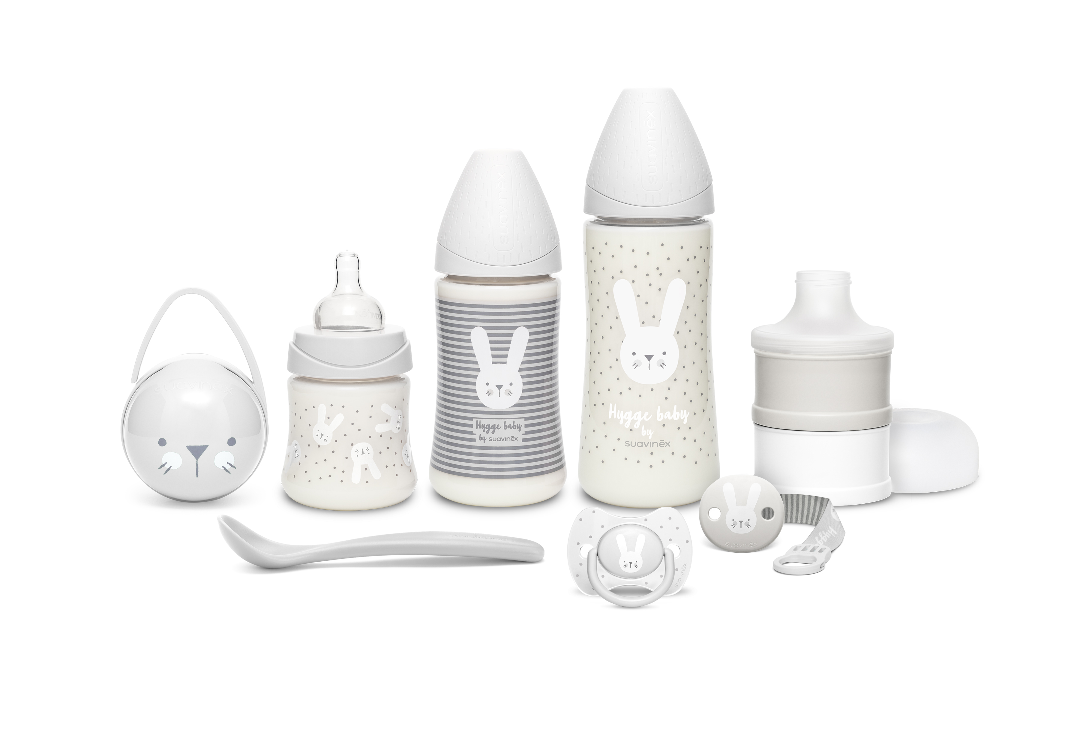 SUAVINEX | Premium novorozenecký set HYGGE - šedá