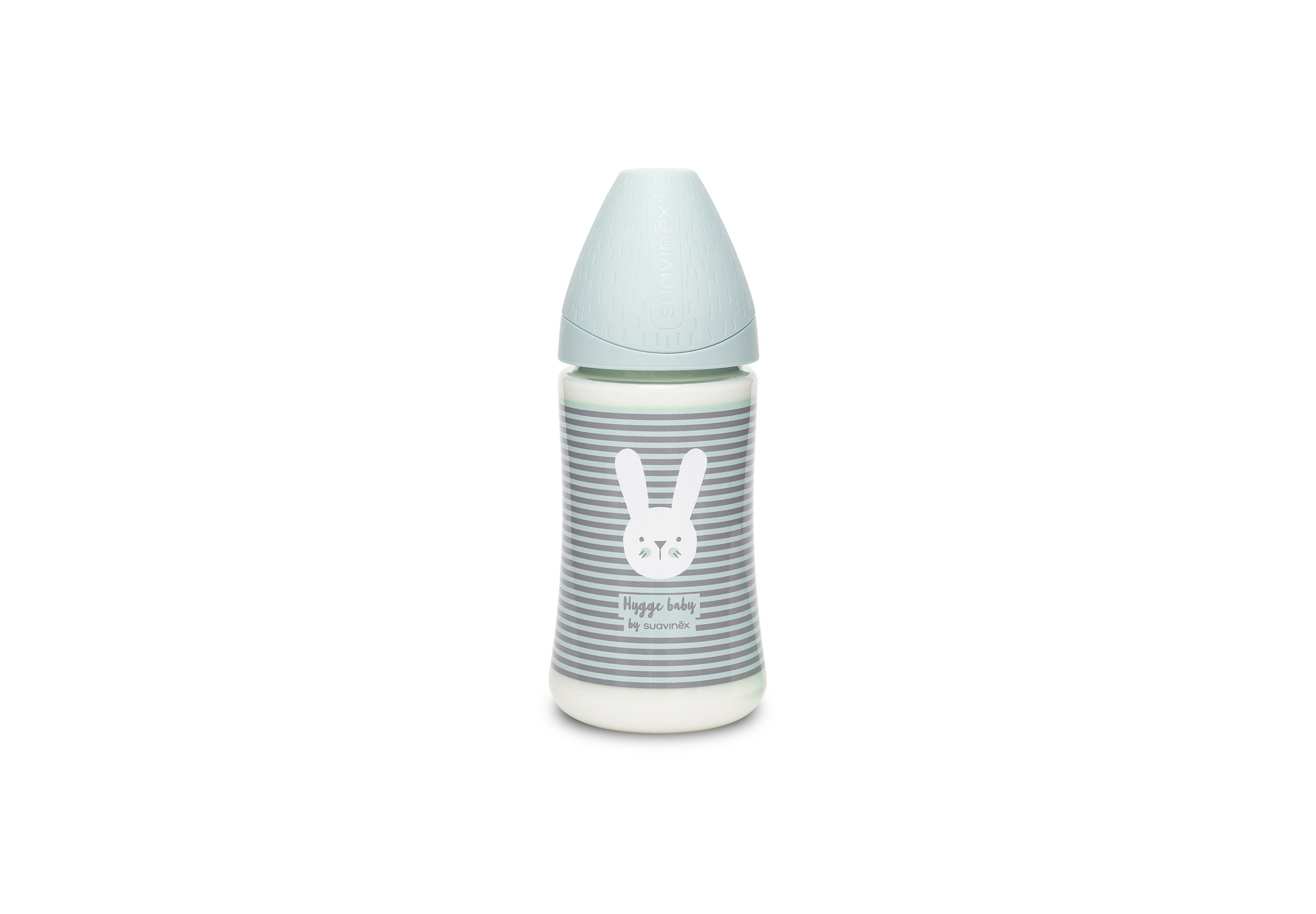 SUAVINEX | Premium láhev 270 ml 3P HYGGE proužky - zelená