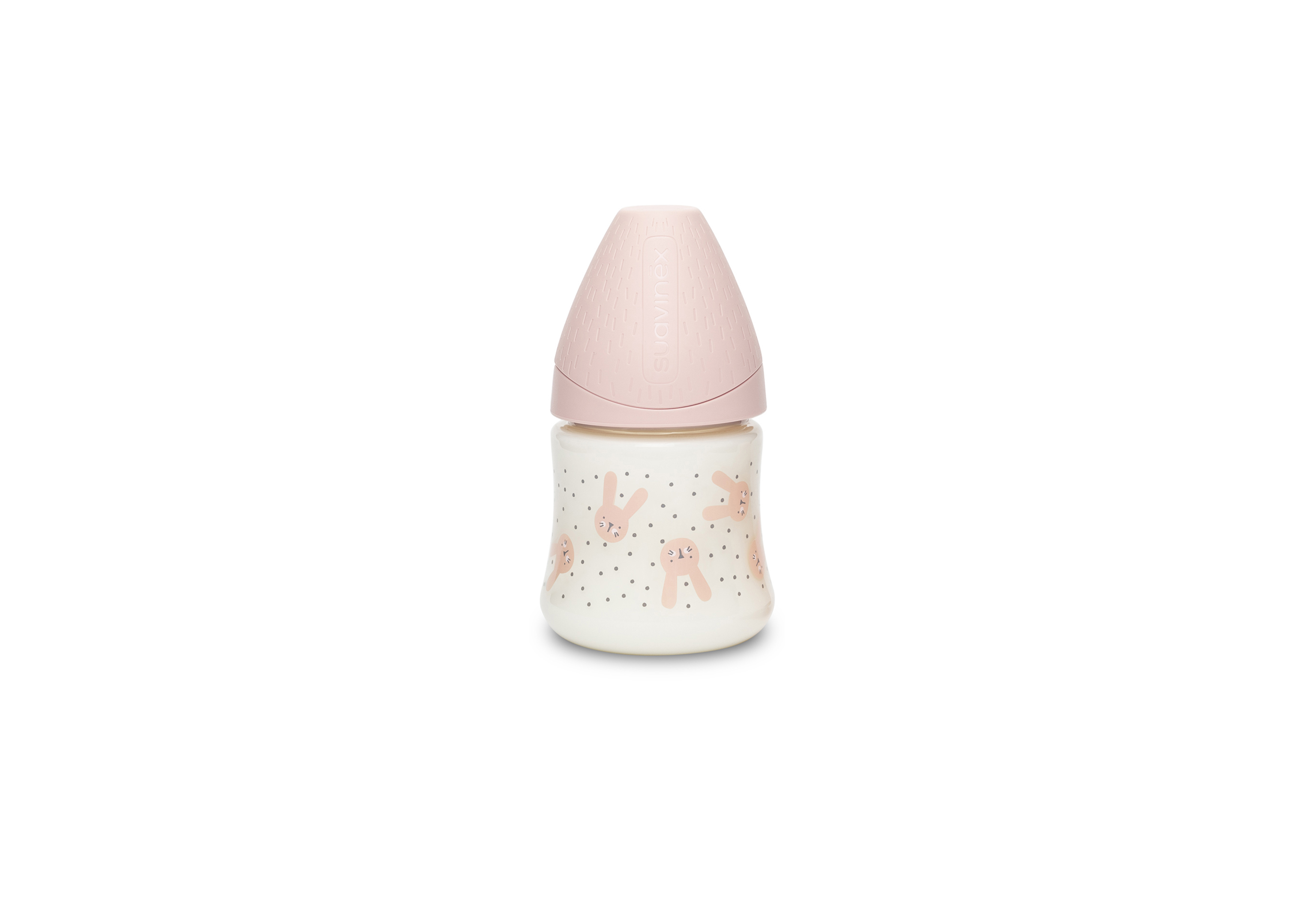 SUAVINEX | Premium láhev 150 ml S HYGGE králík - růžová