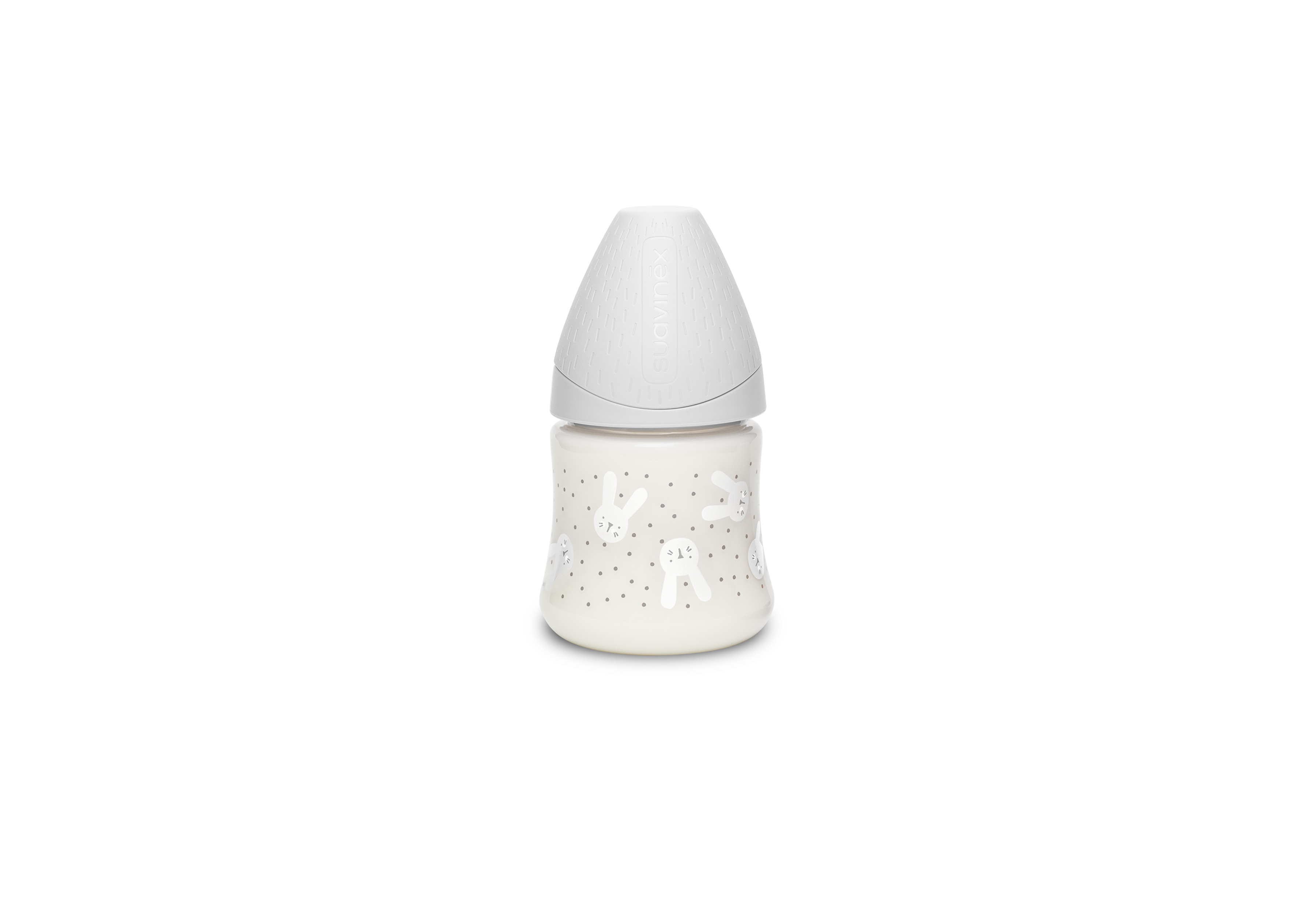 SUAVINEX | Premium láhev 150 ml S HYGGE králík - šedá