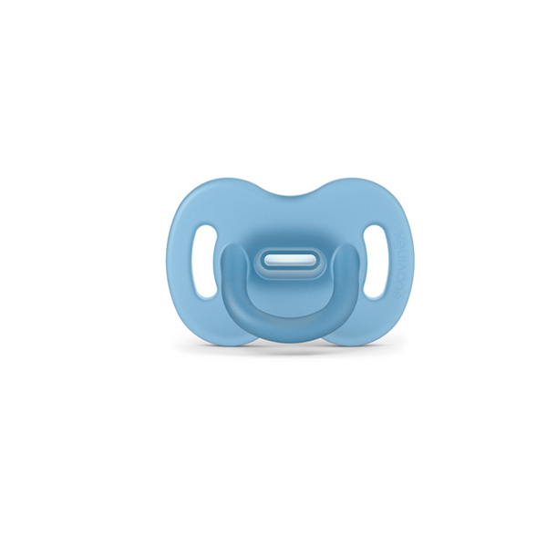 SUAVINEX | Celosilikonový dudlík SX PRO fyziologický 0-6m - modrá